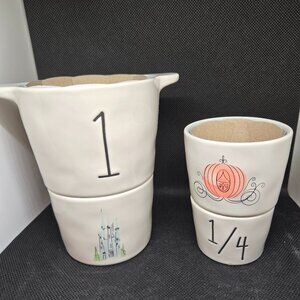 Rae Dunn Disney Cinderella Measuring Cups